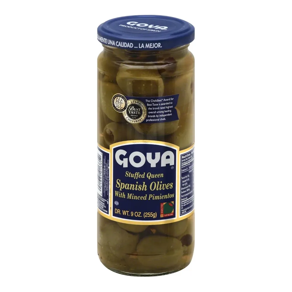 041331013352 GOYA STUFFED QUEEN OLIVES 9Z - Image 1