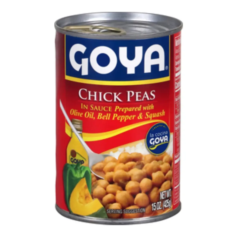 041331020633 GOYA CHICK PEAS IN SAUCE 15Z - Image 1