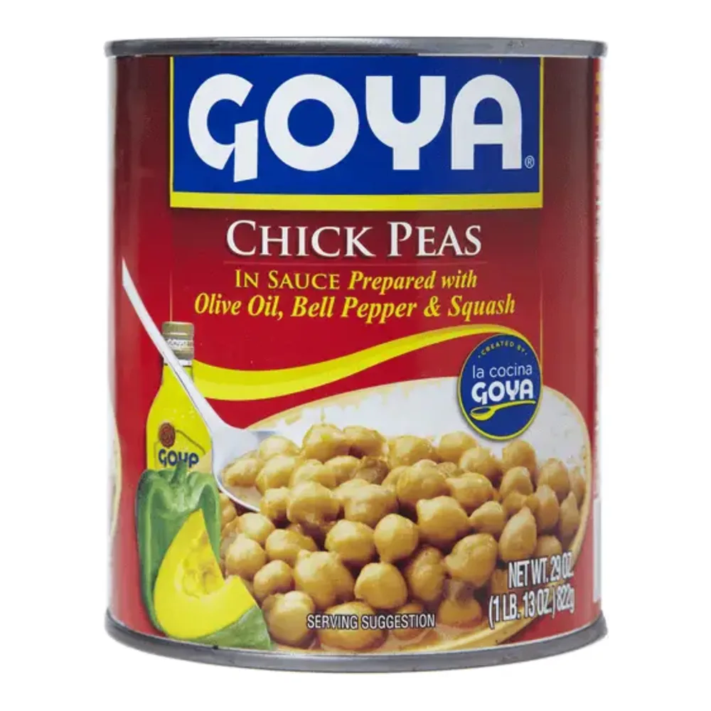 041331020800 GOYA CHICK PEAS IN SAUCE 29Z - Image 1