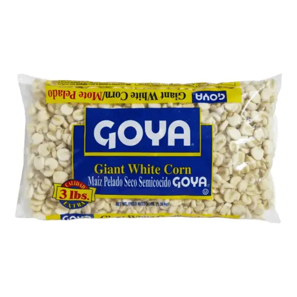 041331025225 GOYA GIANT WHITE CORN 3LB - Image 1