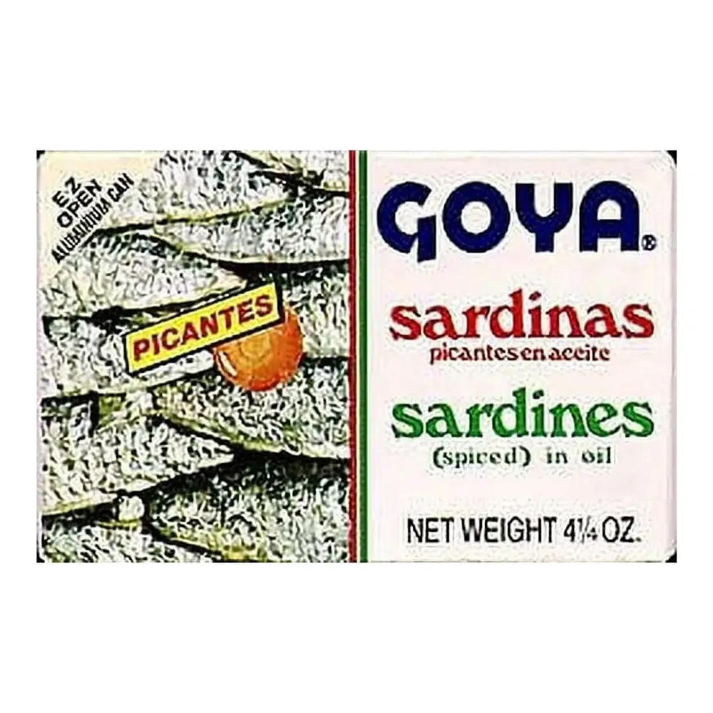 041331036115 GOYA SARDINAS SPICY 4Z - Image 1