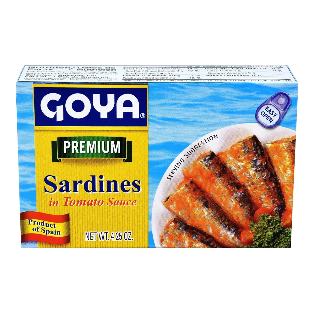 041331036122 GOYA SARDINAS EN SALSA TOMATE 4Z - Image 1