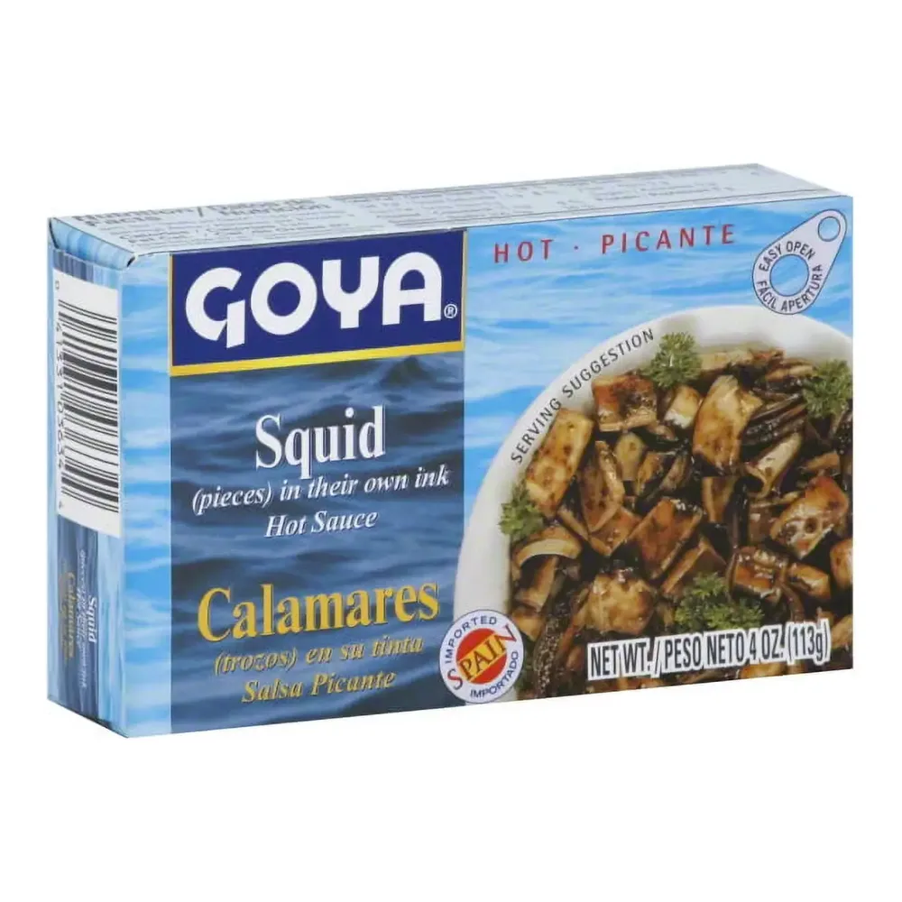 041331036344 GOYA CALAMARES HOT SAUCE 4Z - Image 1