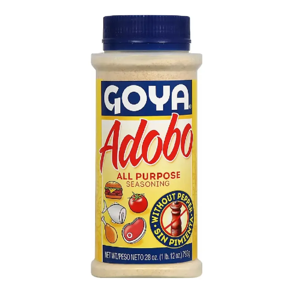 041331038430 GOYA ADOBO SIN PIMIENTA 28Z - Image 1
