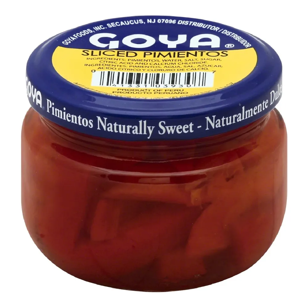 041331039307 GOYA SLICED PIMIENTOS 4Z - Image 1