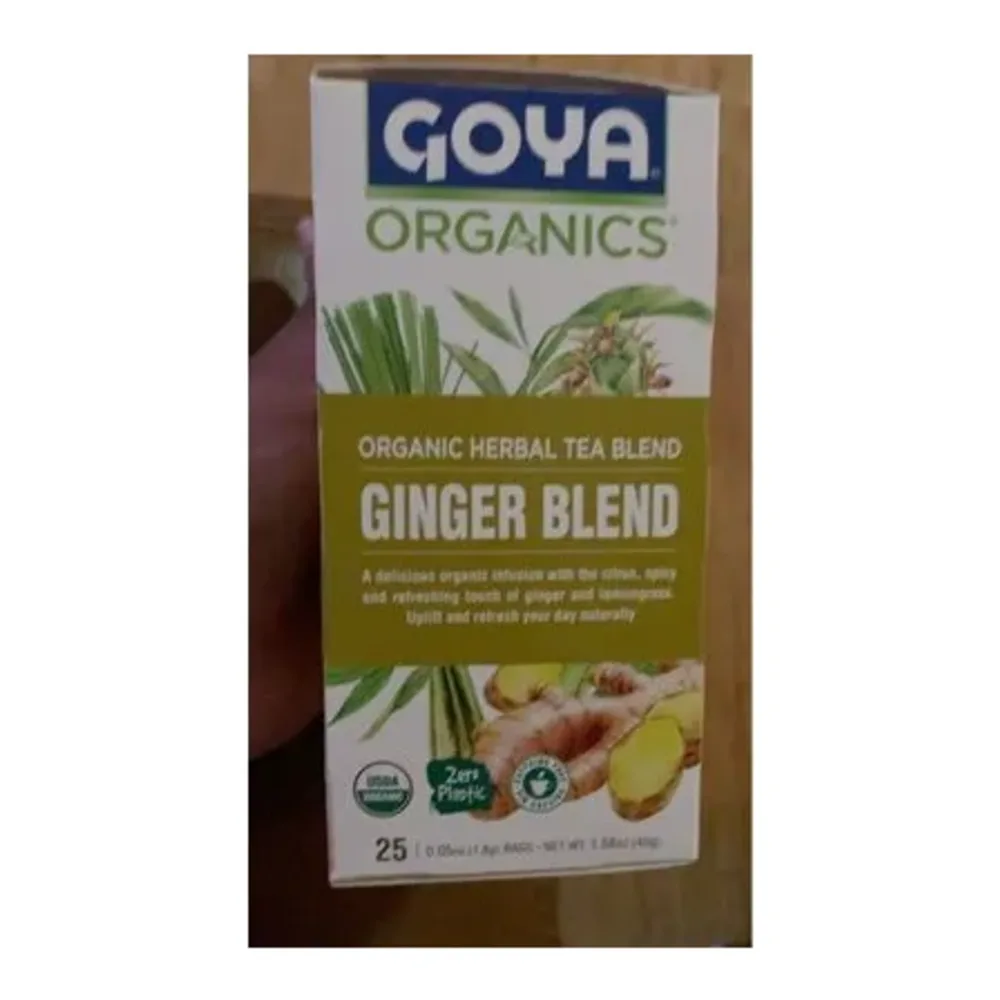 041331052795 GOYA ORGANIC GINGER BLEND TEA 1.58Z 25CT - Image 1