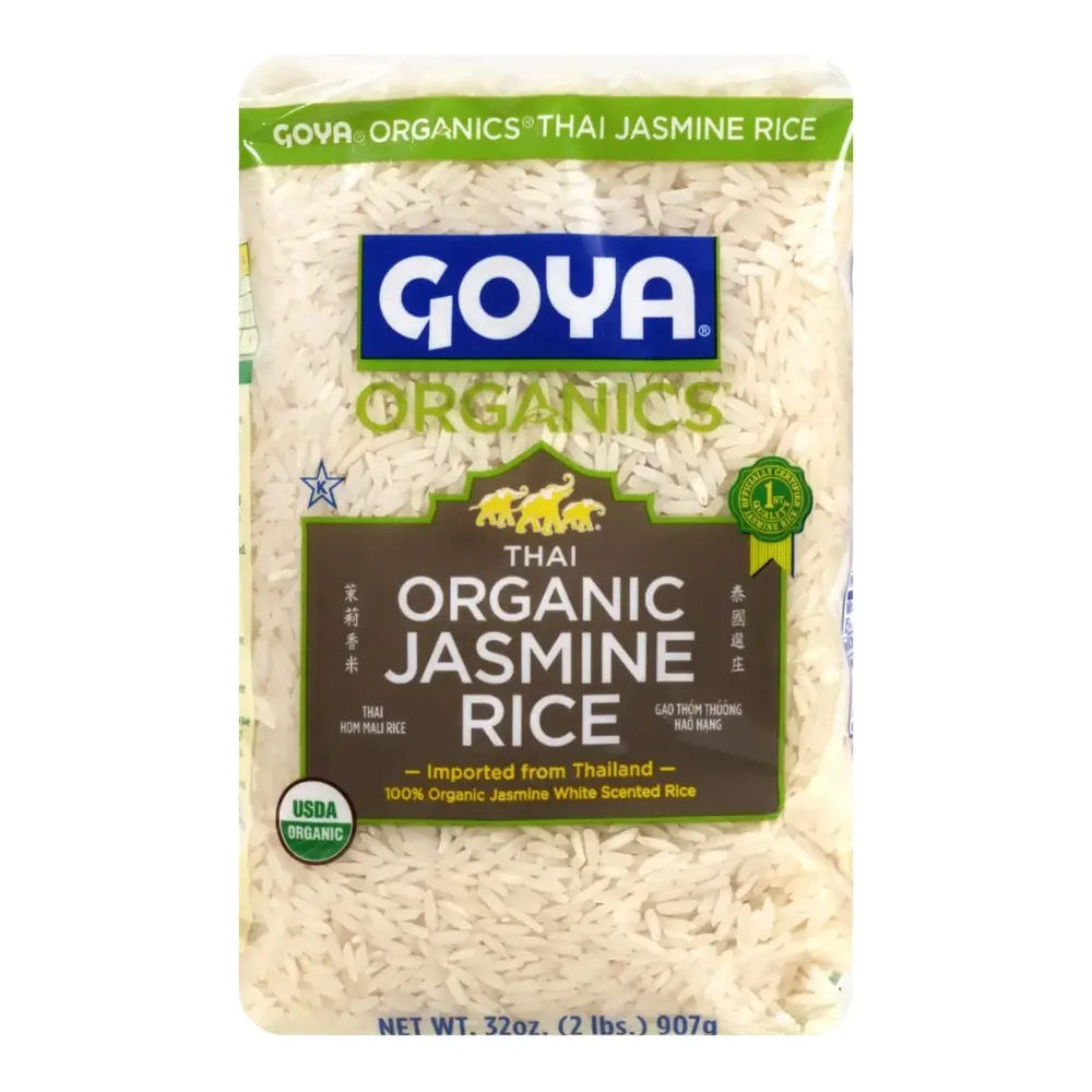 041331059909 GOYA ORGANIC JASMINE RICE 2LB - Image 1