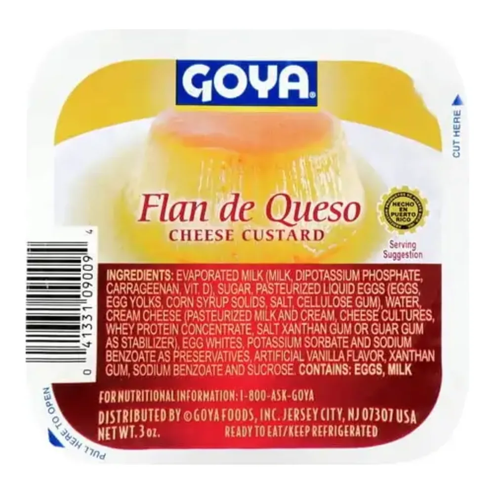 041331090094 GOYA CHEESE FLAN 3Z - Image 1