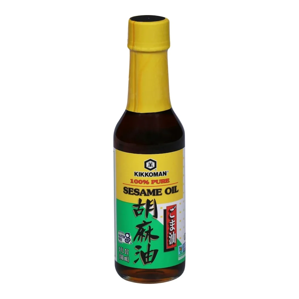 041390017001 KIKKOMAN PURE SESAME OIL 5Z - Image 1