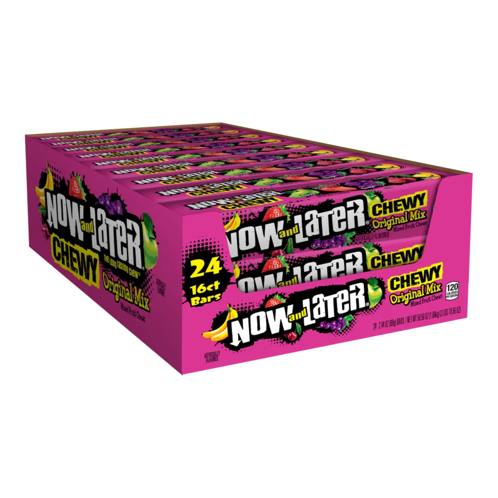 041420029189 NOW & LATER CHEWY ORIGINAL MIX 15CT - Image 1