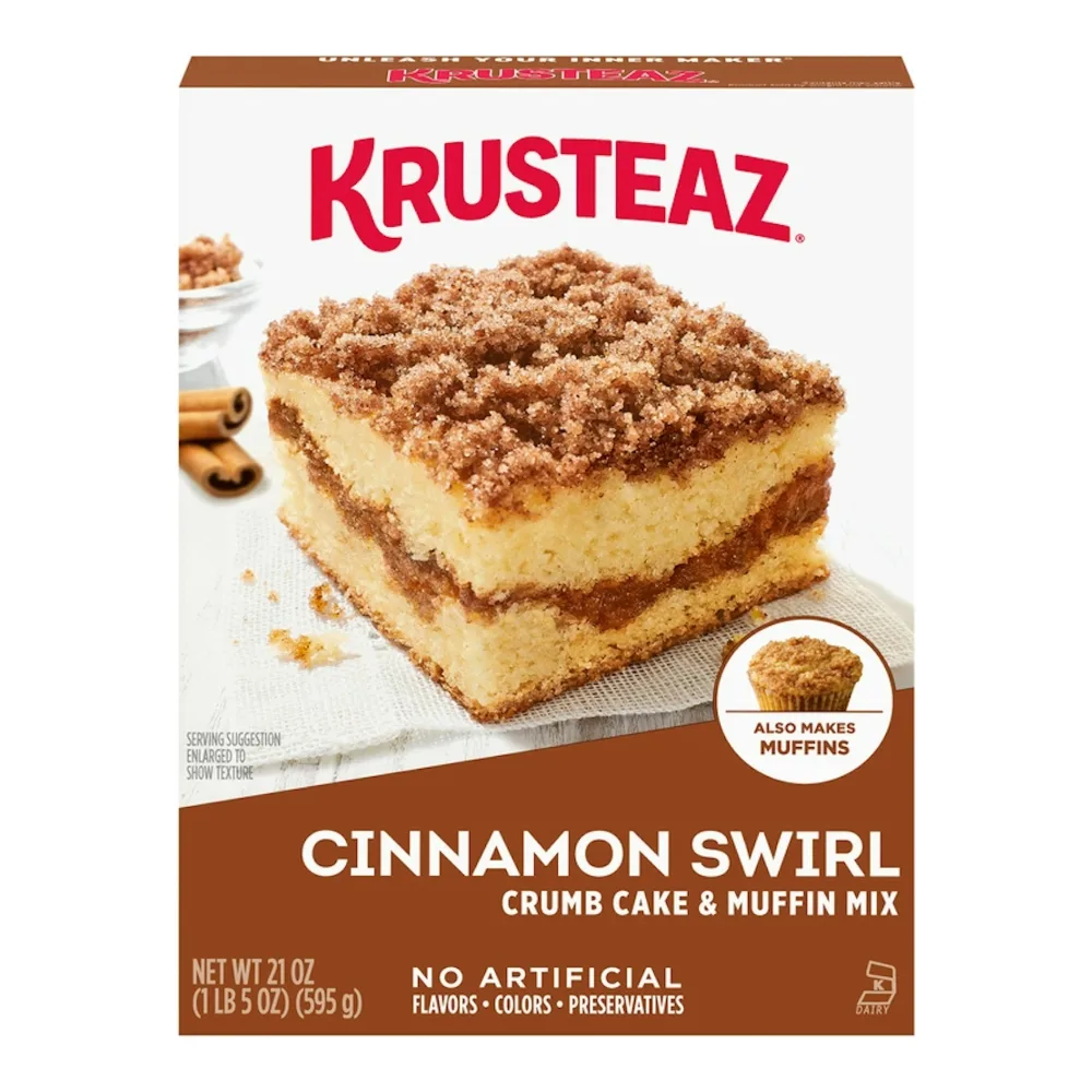 041449111407 KRUSTEAZ CINNAMON SWIRL 21 OZ - Image 1