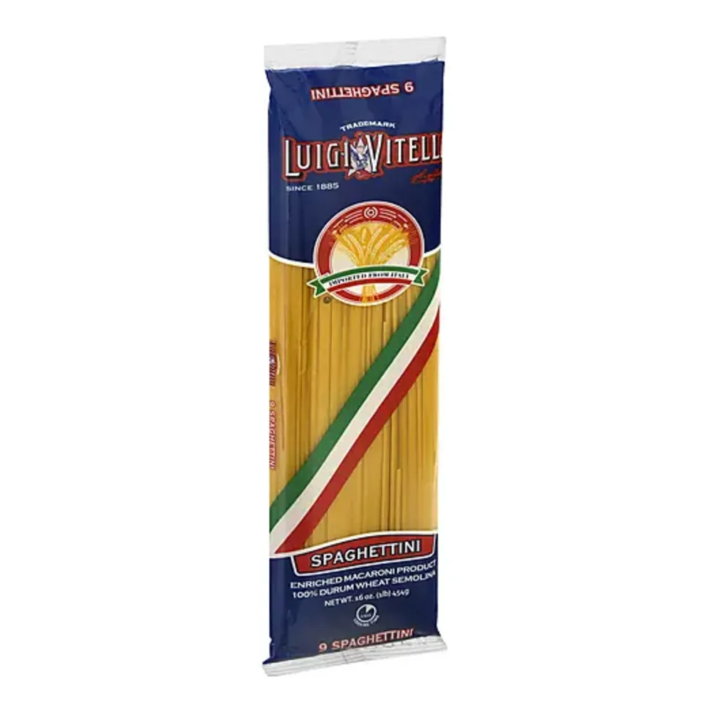 041486000092 LUIGI VITELLI SPAGHETTINI 16Z - Image 1