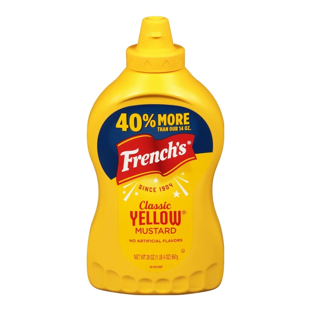 041500000312 FRENCHS SQZ YELLOW MUSTARD 20Z - Image 1