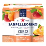 SAN PELLEGRINO ZERO PEACH 11Z/6PK