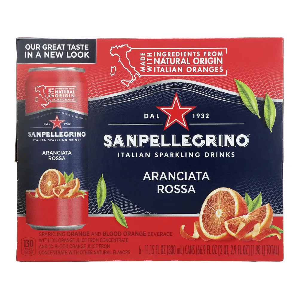 041508681025 SAN PELLEGRINO ARANCIATA 6PK - Image 1