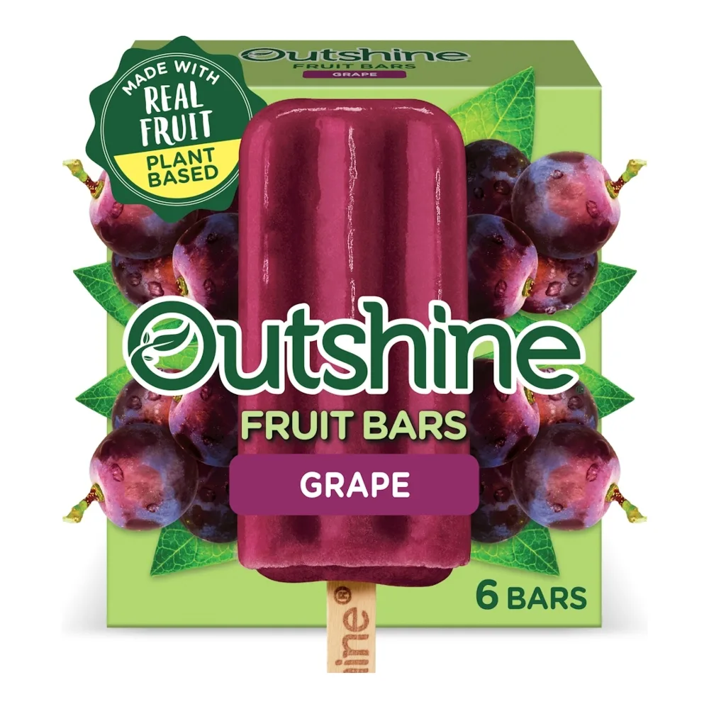 041548244044 OUTSHINE GRAPE BARS 6CT - Image 1