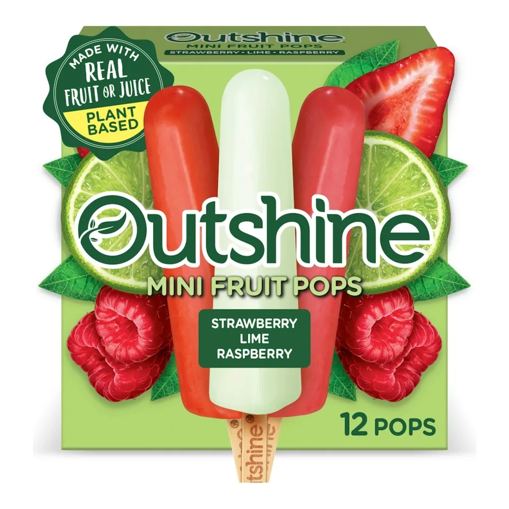 041548620107 OUTSHINE STRWBRY/LM BARS 12CT - Image 1