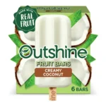 OUTSHINE CREAM COCONUT BARS 6CT