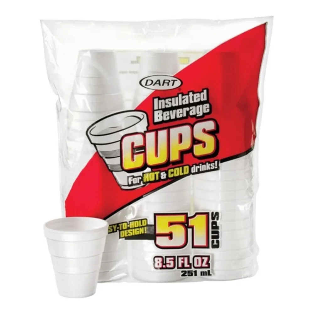 041594844519 DART FOAM CUPS 8.5Z/51CT - Image 1