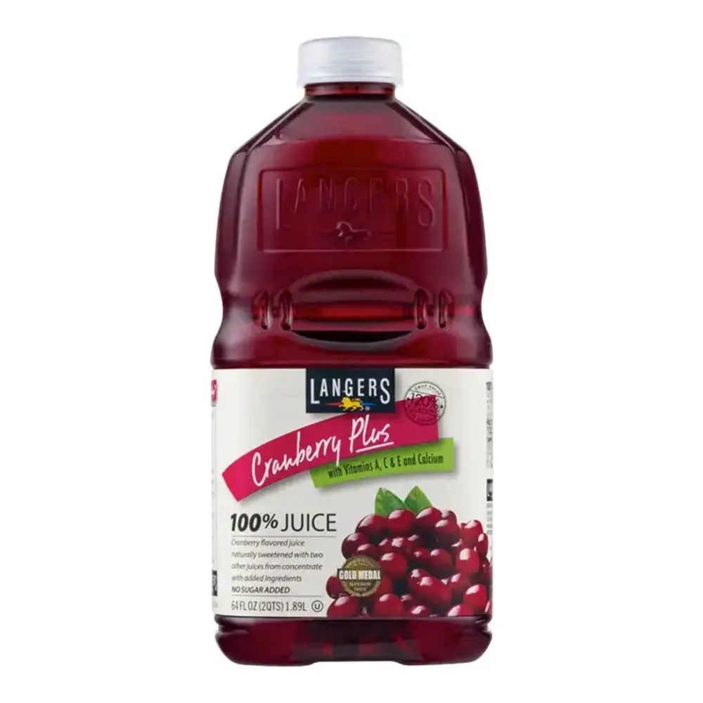 041755008002 LANGERS CRANBERRY JCE 100% 64Z - Image 1