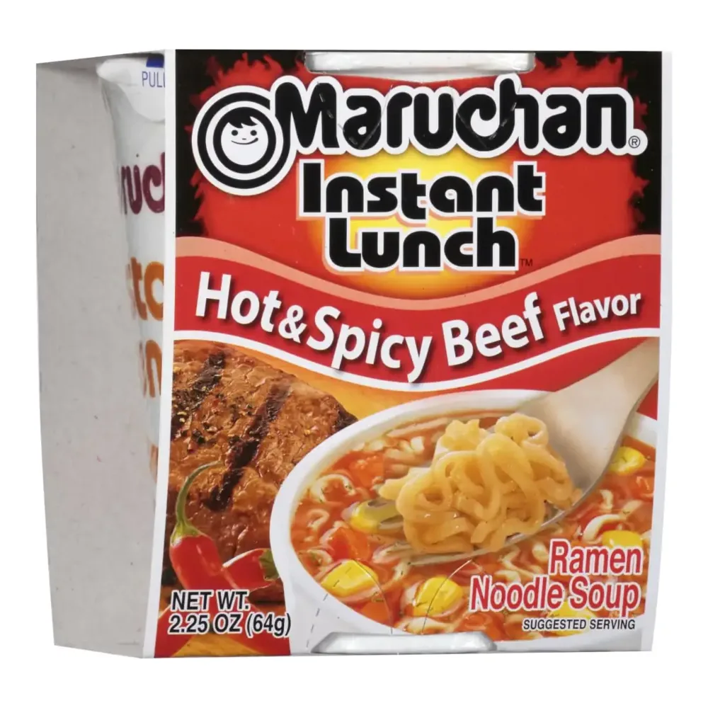 041789001420 MARUCHAN INST CUP HOT & SPICY BEEF 2Z - Image 1