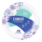 DIXIE EVERYDAY PLATES 9" 48CT