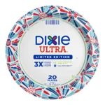 DIXIE ULT STRG PLATES 20CT