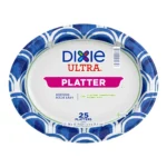 DIXIE ULTRA PAPER PLATTER 12"X10" 25CT