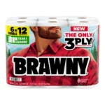 BRAWNY 3PLY TAS TOWELS 6PK