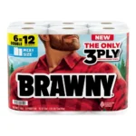 BRAWNY 3PLY PICK TOWEL 6PK
