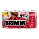 BRAWNY 3PLY TAS TOWELS 4PK