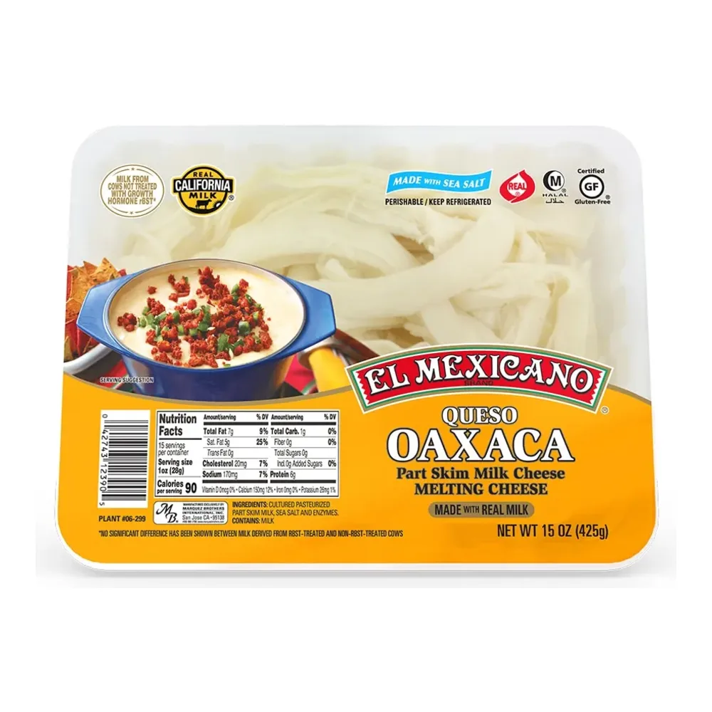 042743123905 EL MEXICANO QUESO OXACA TRAY 15Z - Image 1