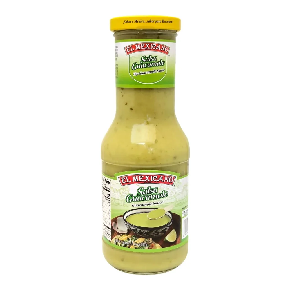 042743229218 EL MEXICANO SALSA GUACAMOLE 17Z - Image 1