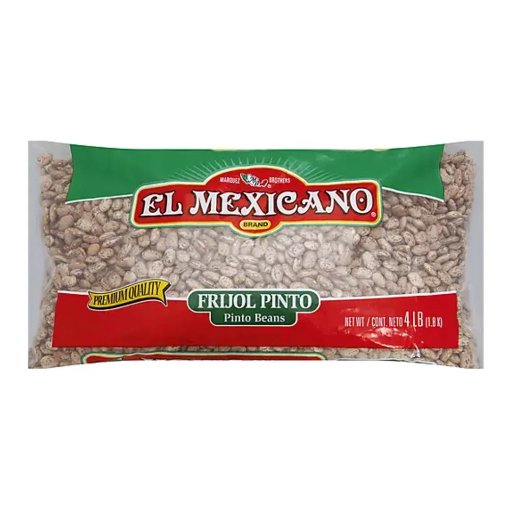 042743250519 EL MEXICANO PINTO BEANS 4 LB - Image 1