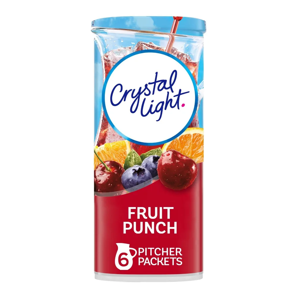 043000011348 CRYSTAL LIGHT FRUIT PUNCH MIX 12QT - Image 1