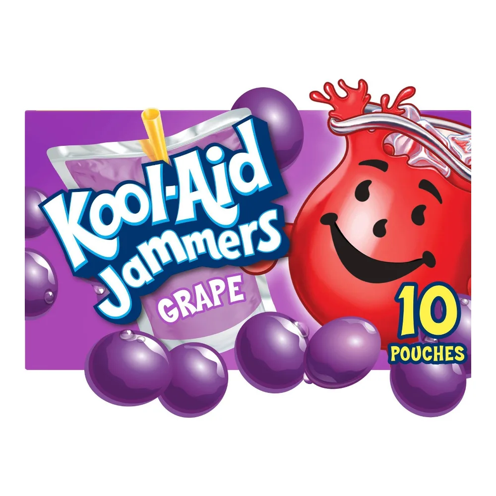 043000028285 KOOL-AID JAMMERS GRAPE 10PK - Image 1
