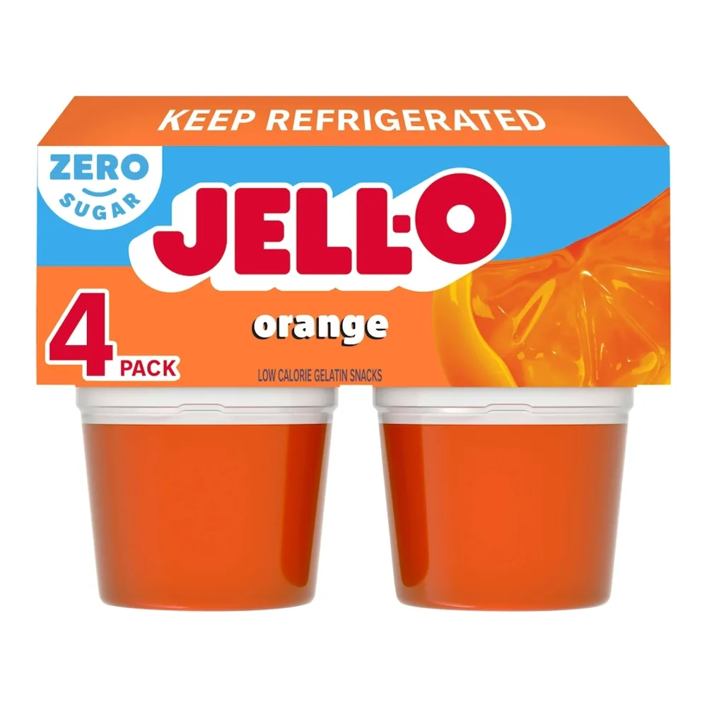 043000046098 JELL-O S/F ORANGE 4`S - Image 1
