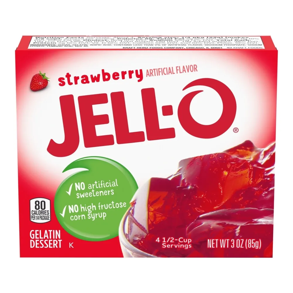 043000200018 JELL-O GELATIN STRAWBERRY 3Z - Image 1