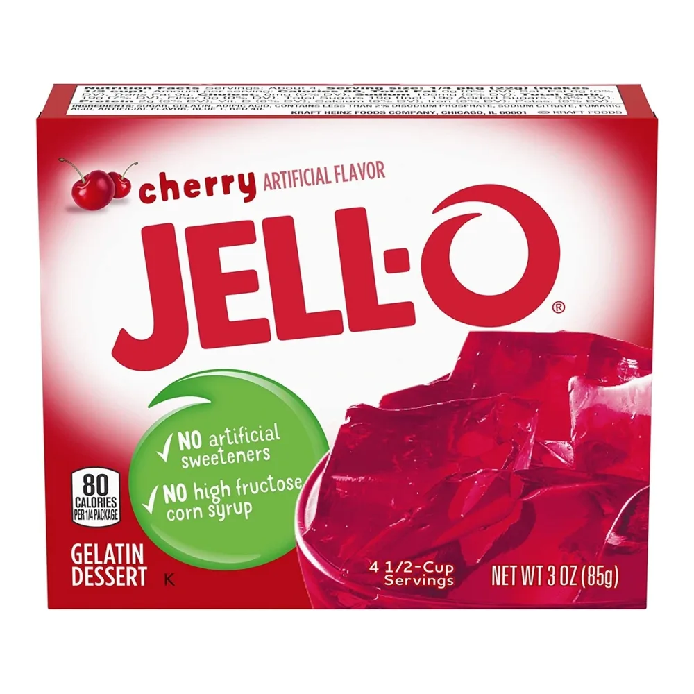 043000200032 JELL-O GELATIN CHERRY 3Z - Image 1
