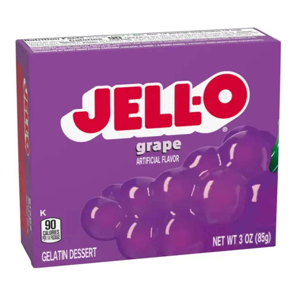043000200100 JELL-O GELATIN GRAPE 3Z - Image 1