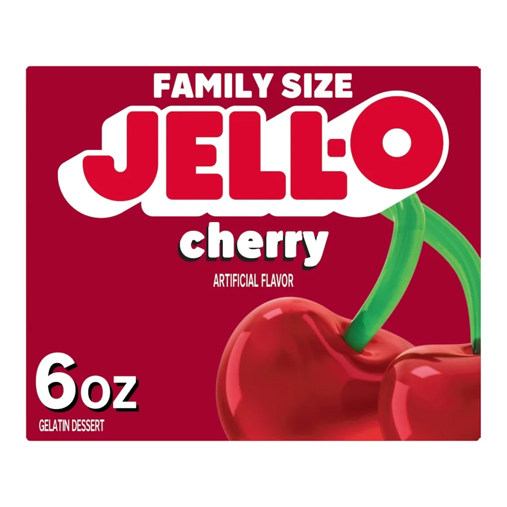 043000200537 JELL-O GELATIN CHERRY 6Z - Image 1