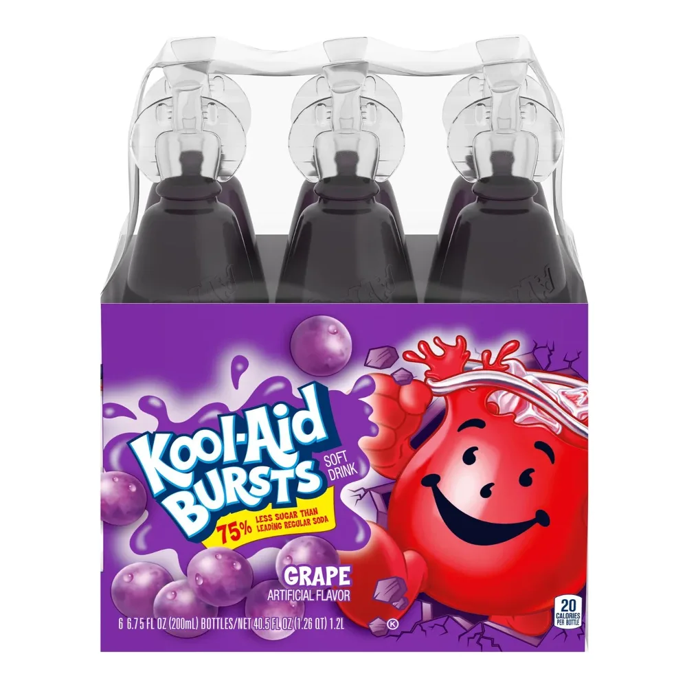 043000953709 KOOL-AID BURSTS GRAPE 6PK - Image 1