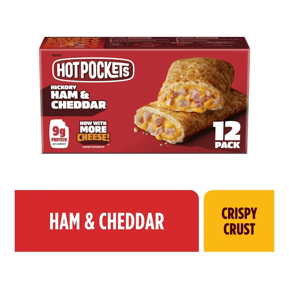 043695075120 HOT POCKETS HAM & CHEDDAR 54Z - Image 1