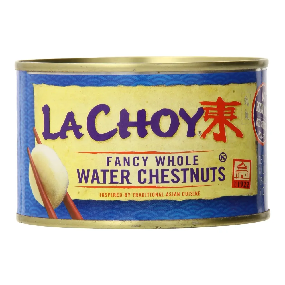 044300123939 LA CHOY WHOLE WTR CHESTNUTS 8Z - Image 1