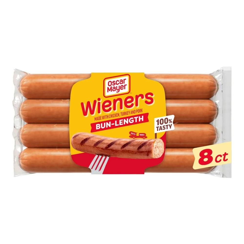 044700000045 OSCAR MAYER BUN LENGTH WIENERS - Image 1