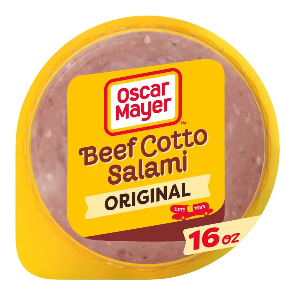 044700011287 OM BEEF COTTO SALAMI 16Z - Image 1