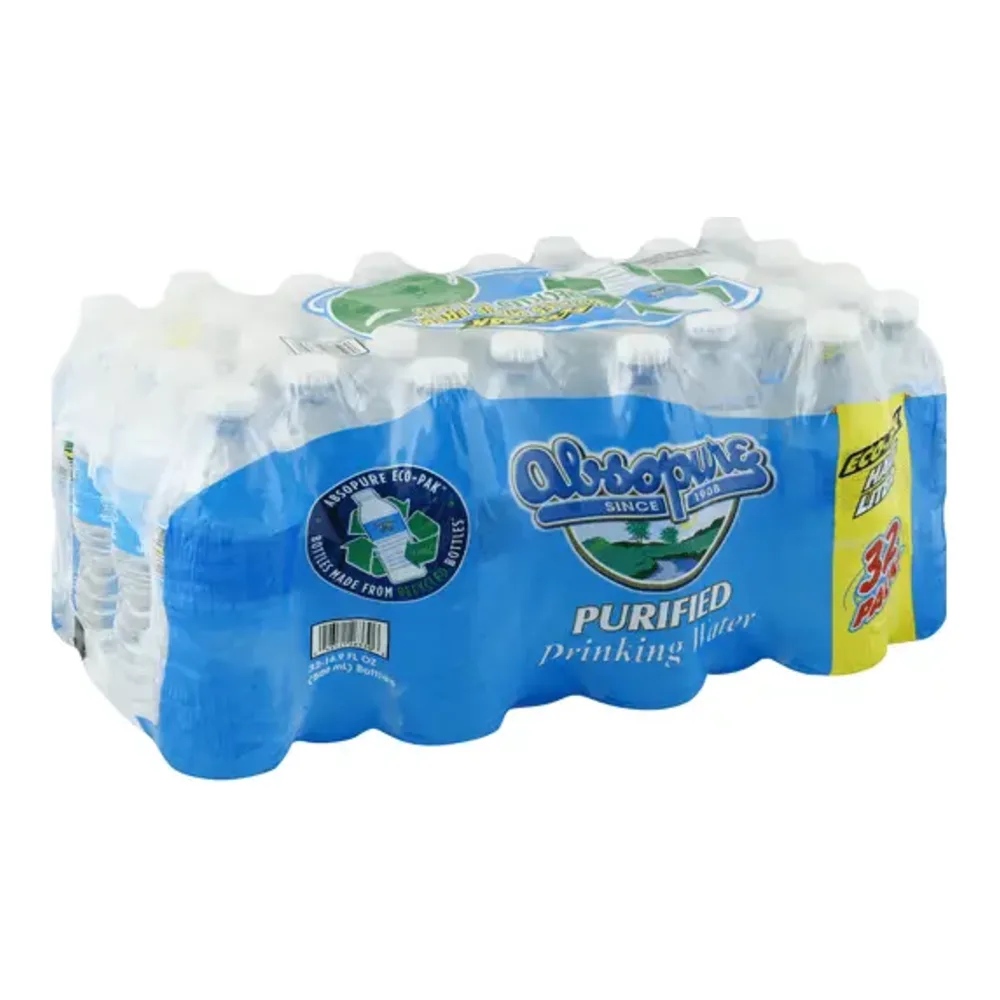 046121263306 ABSOPURE PURIFIED WATER 16Z/32PK - Image 1