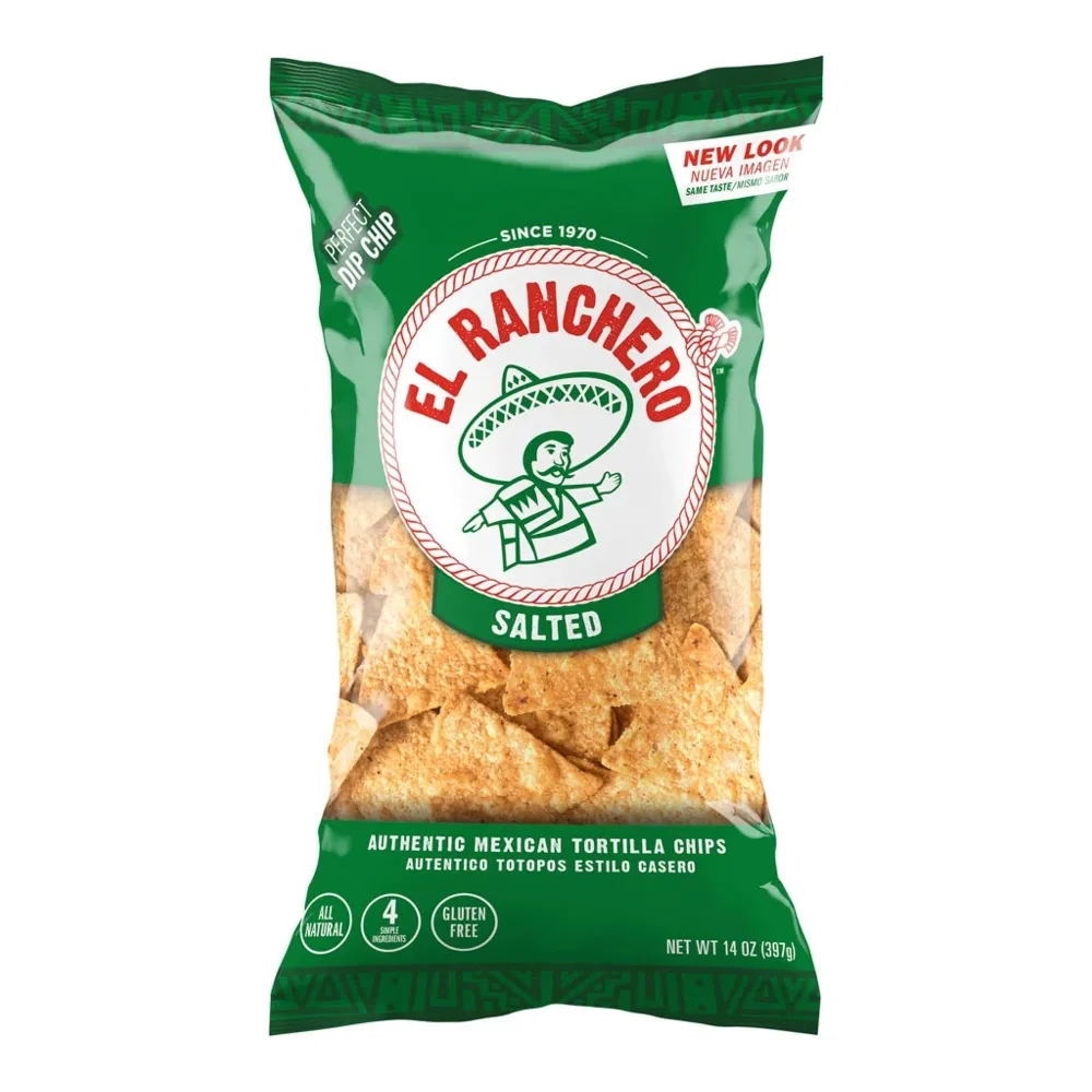 046288000035 EL RANCHERO TORTILLA CHIPS SALT 14Z **** - Image 1