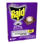 RAID BED BUG DETECTOR & TRAP 4CT