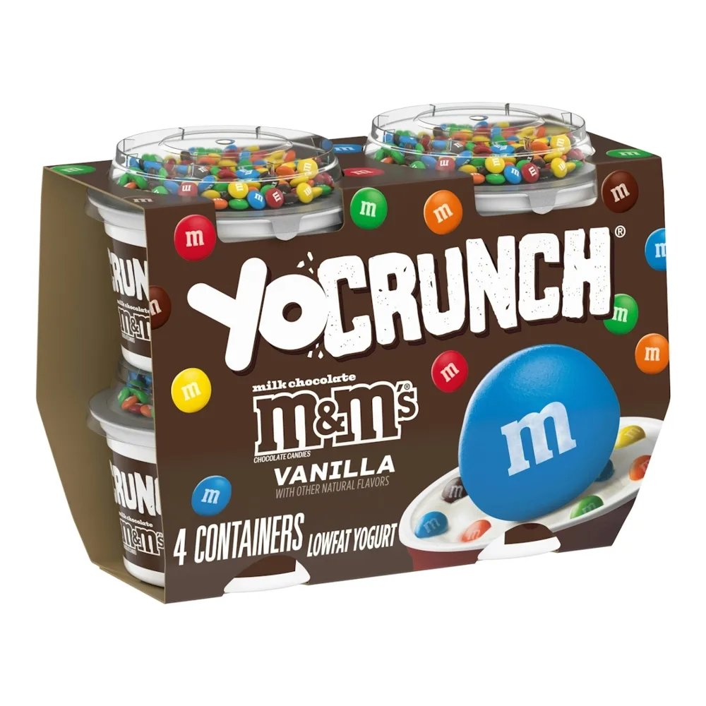 046675013518 YO CRUNCH VANILLA M&M 4PK - Image 1